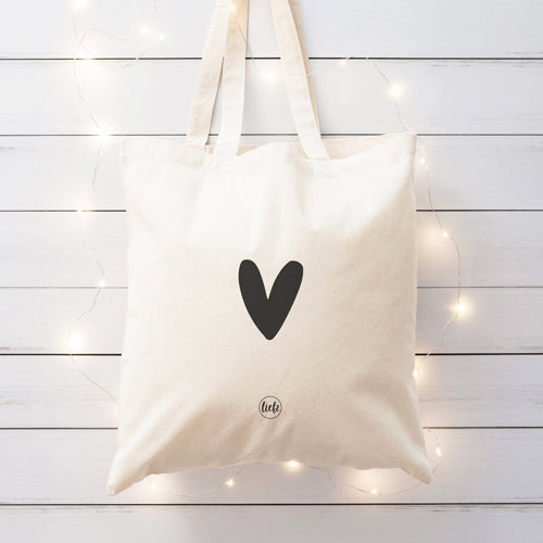 Katoenen tas | Hartje