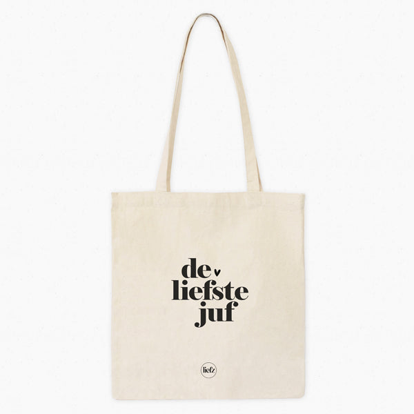 Katoenen tas | De liefste juf