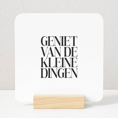 Forex Tegeltje | Geniet van de kleine dingen