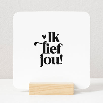 Forex Tegeltje | Ik lief jou