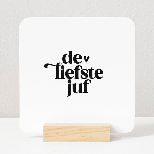 Forex Tegeltje | De liefste juf
