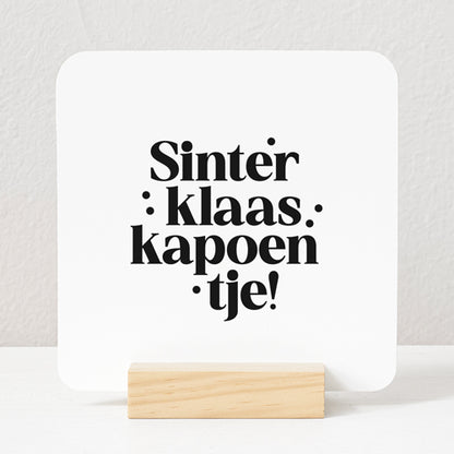 Forex Tegeltje | Sinterklaas kapoentje