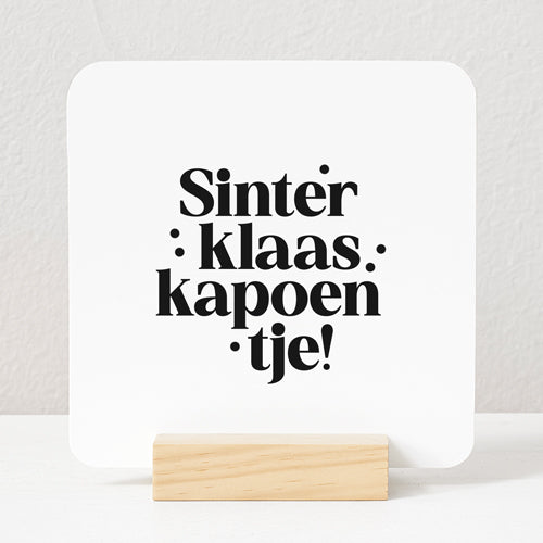 Forex Tegeltje | Sinterklaas kapoentje