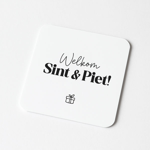 Forex Tegeltje | Welkom Sint & Piet
