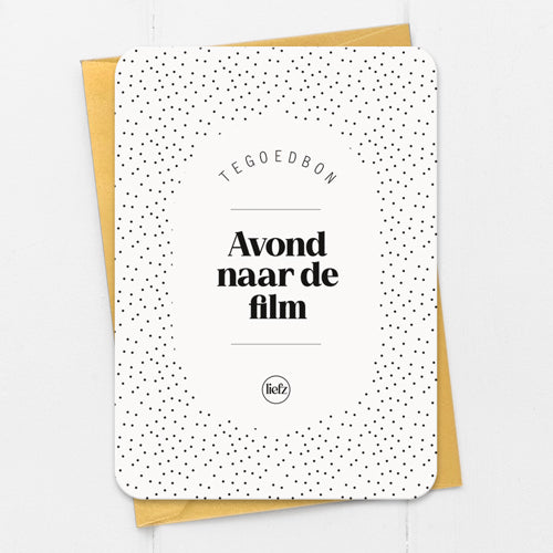 Tegoedbon | Avond naar de film