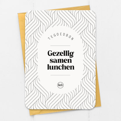 Tegoedbon | Gezellig samen lunchen