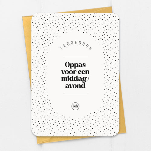 Tegoedbon | Een oppas