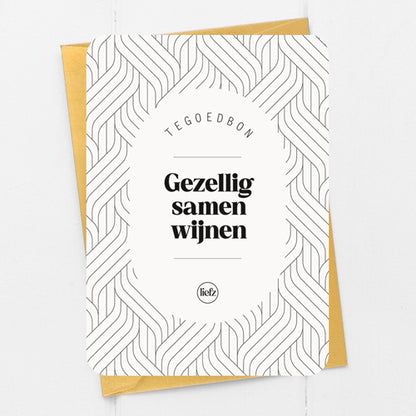 Tegoedbon | Gezellig samen wijnen
