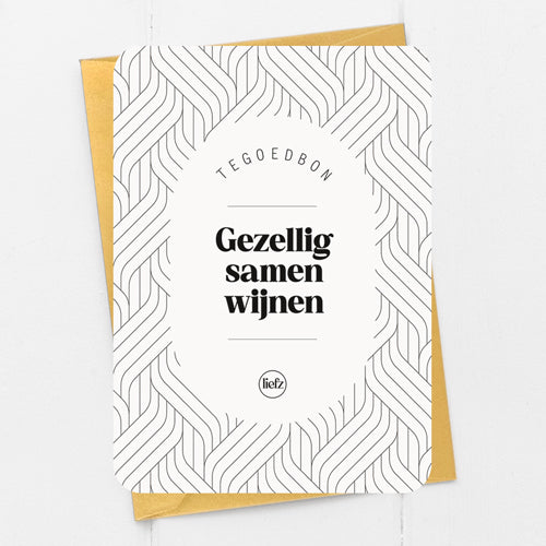 Tegoedbon | Gezellig samen wijnen