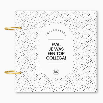 Custom invulbundel | Afscheid collega
