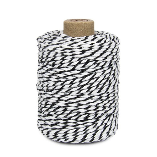Touw | Zwart & Wit | 5 m
