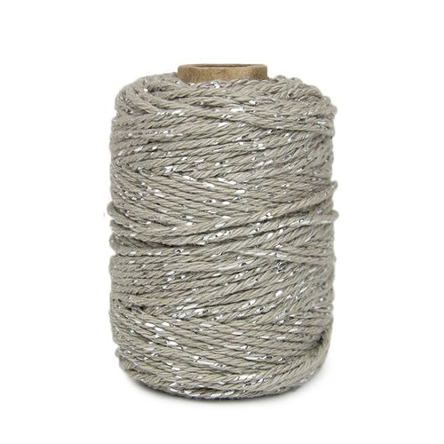 Touw | Taupe & Zilver | 5 m