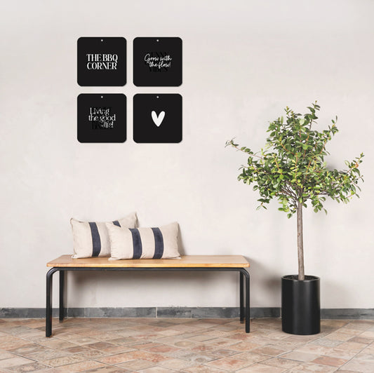 Muurvierkant | Grow with the flow