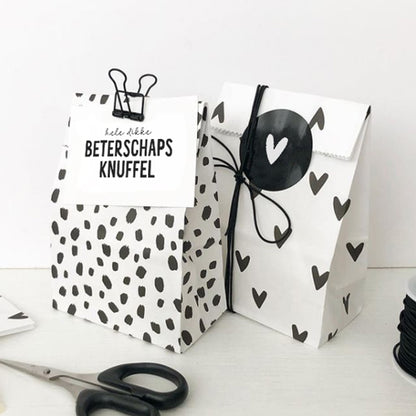 Blokbodemzakken | 101 Dots | 9 x 5 x 16 cm | 5 stuks