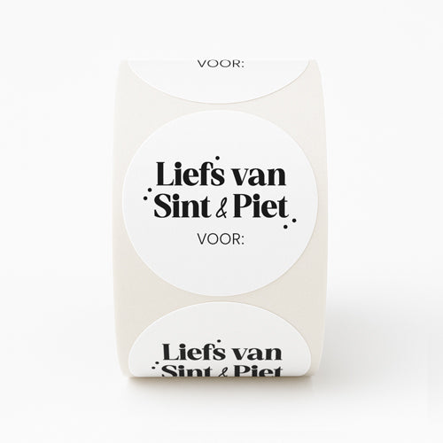 Stickers | Liefs van Sint & Piet, voor: | 10 stuks