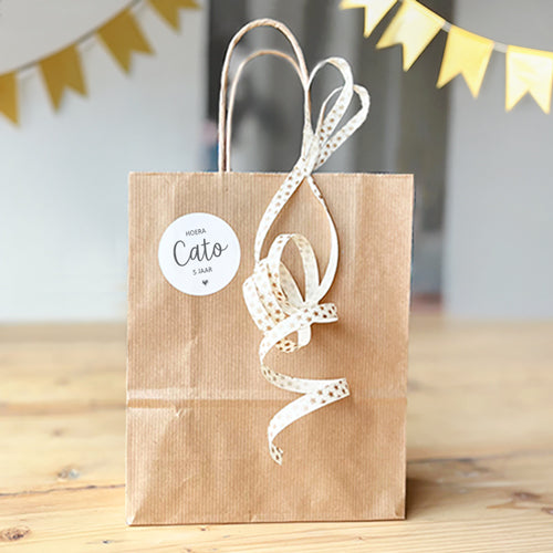 Stickers op maat | Hieper de pieper + leeftijd + naam | 10 stuks