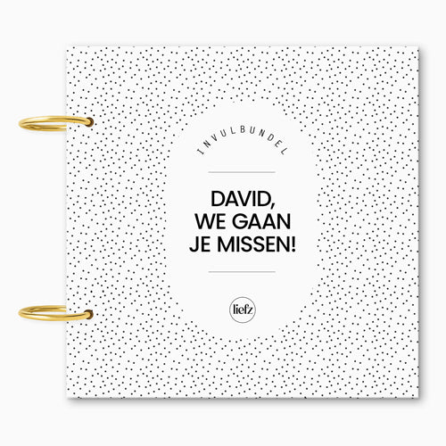 Custom invulbundel | We gaan je missen