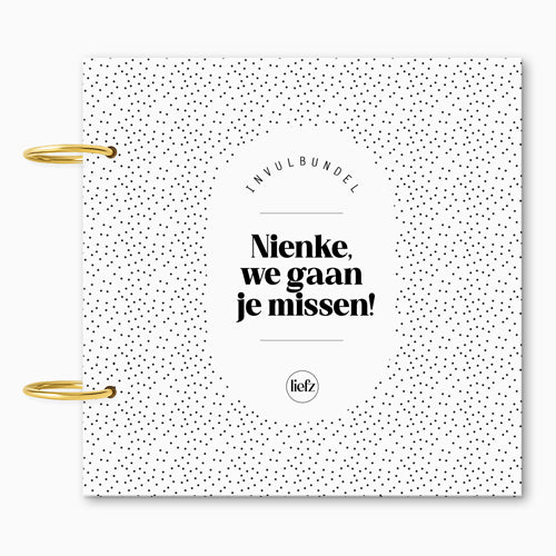 Custom invulbundel | We gaan je missen